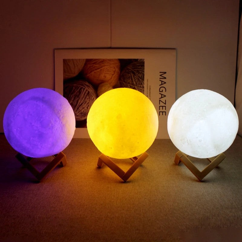 Galaxy Moon Lamp