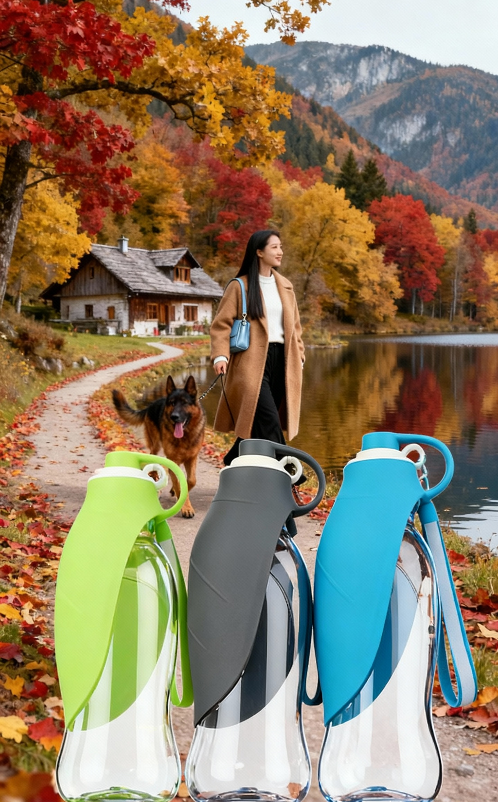 Portable Flip-Top Pet Water Bottle