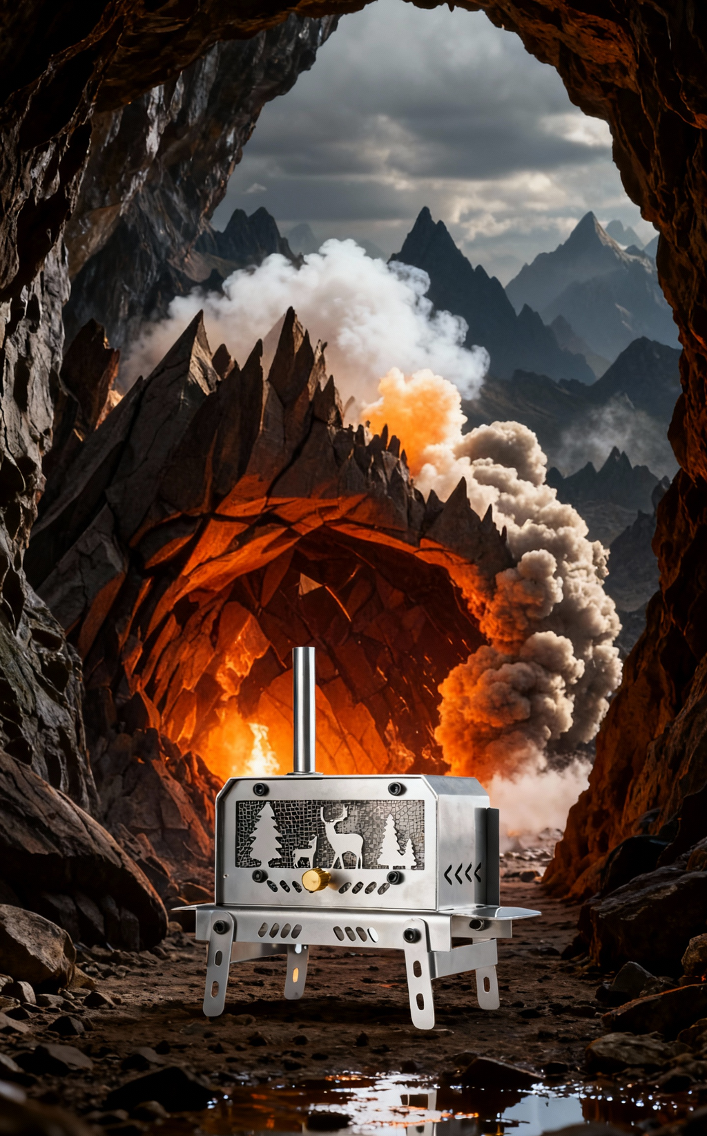 Portable Folding Fire Pit