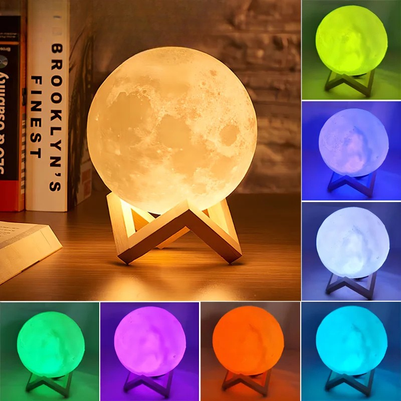 Galaxy Moon Lamp