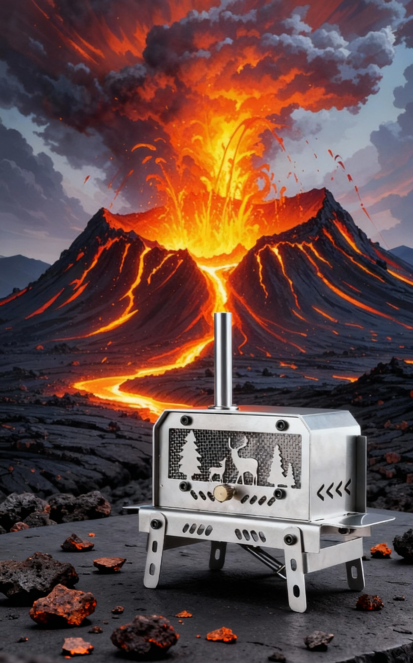 Portable Folding Fire Pit