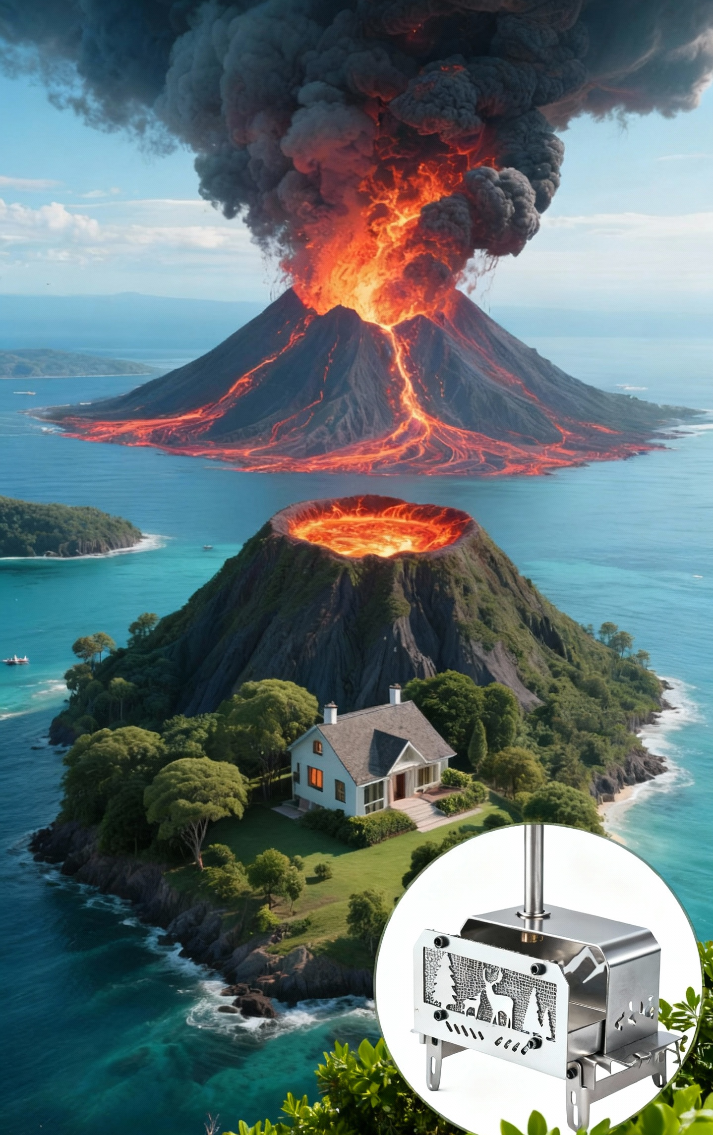 Portable Folding Fire Pit