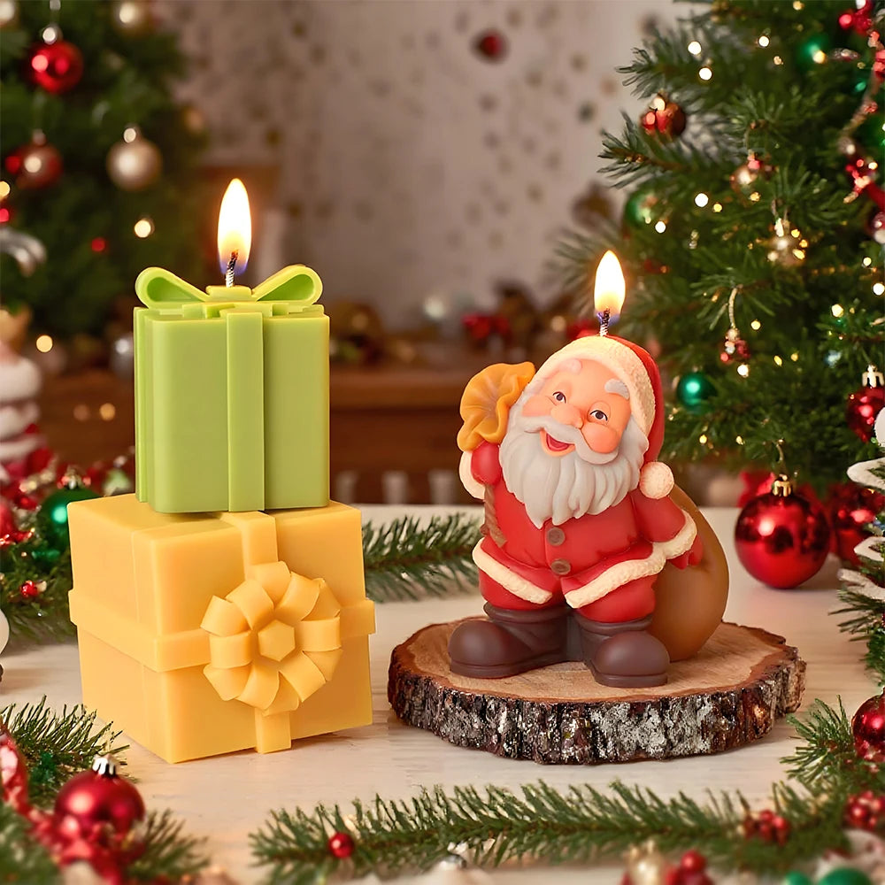 DIY 3D Santa Candle Mold
