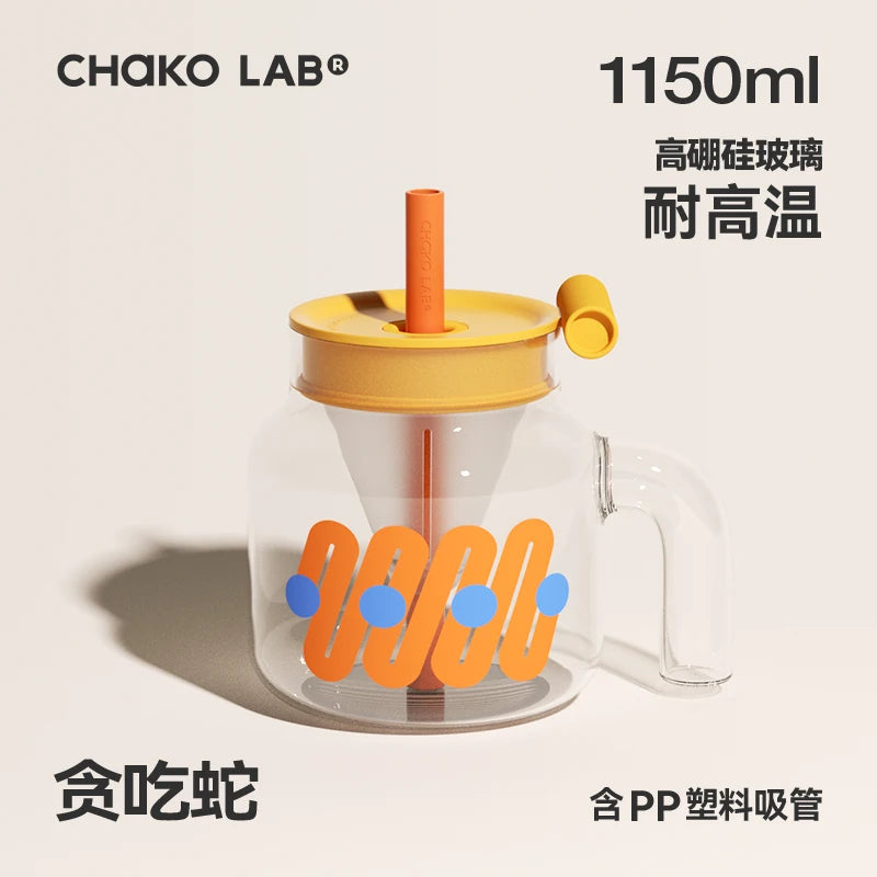 Chakolab Glass Straw Cup
