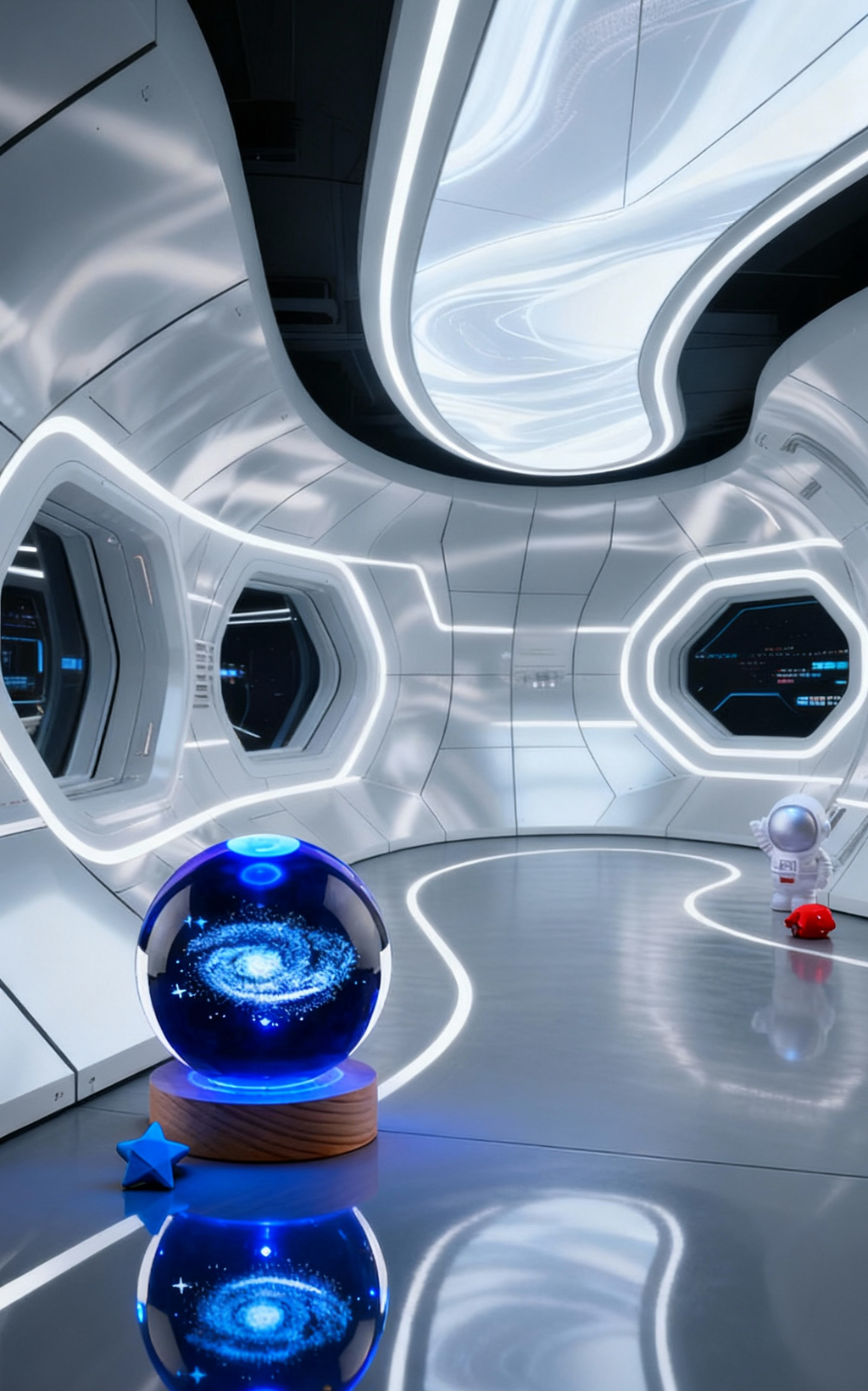 Galaxy Crystal Ball Lamp