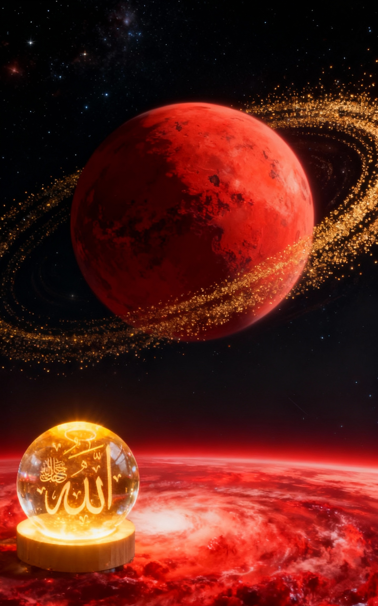 Galaxy Crystal Ball Lamp