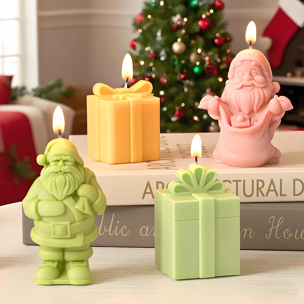 DIY 3D Santa Candle Mold
