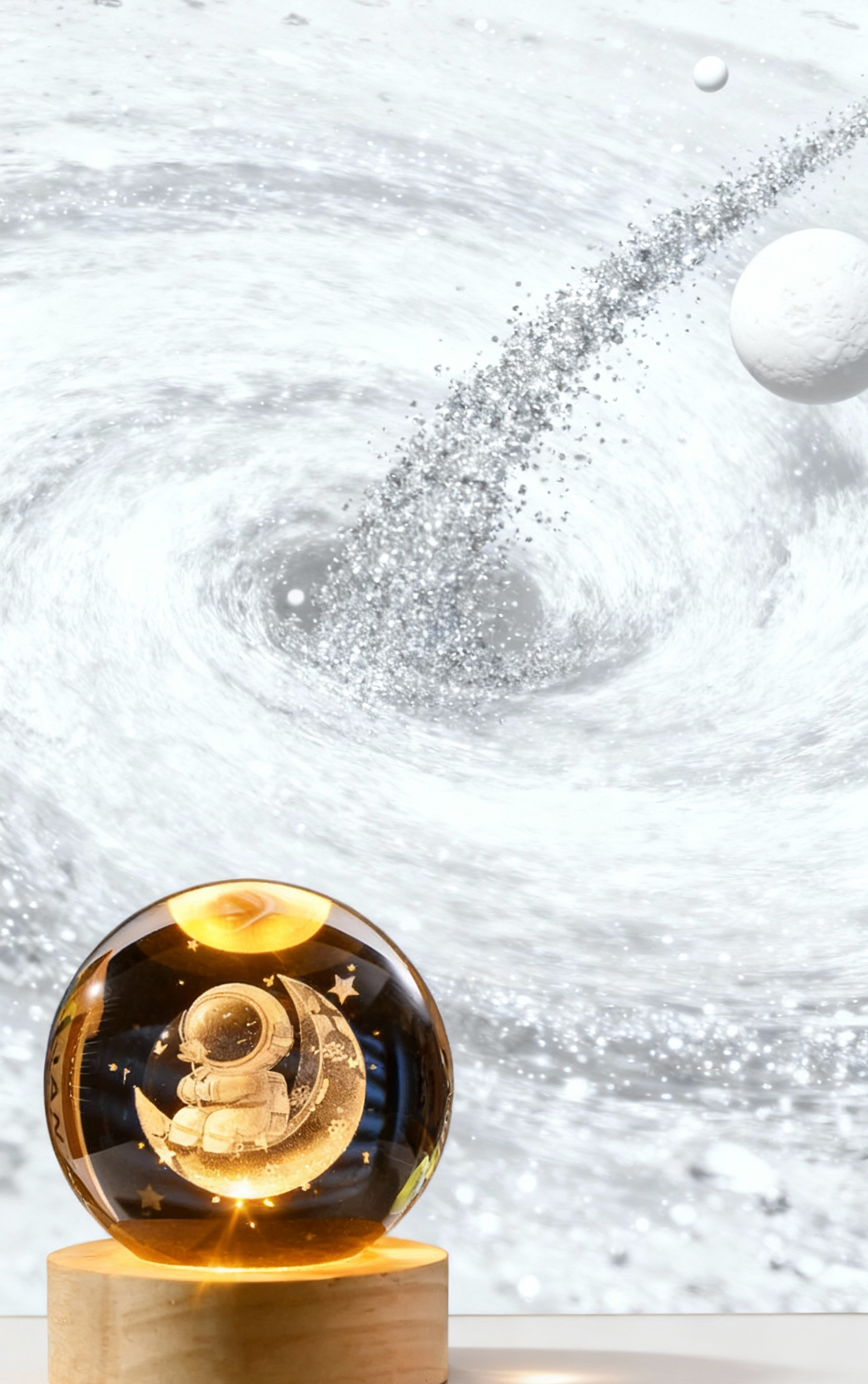 Galaxy Crystal Ball Lamp