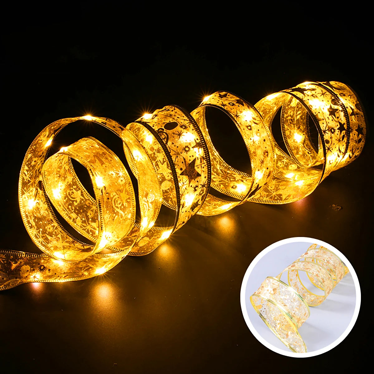 Christmas Ribbon Lights