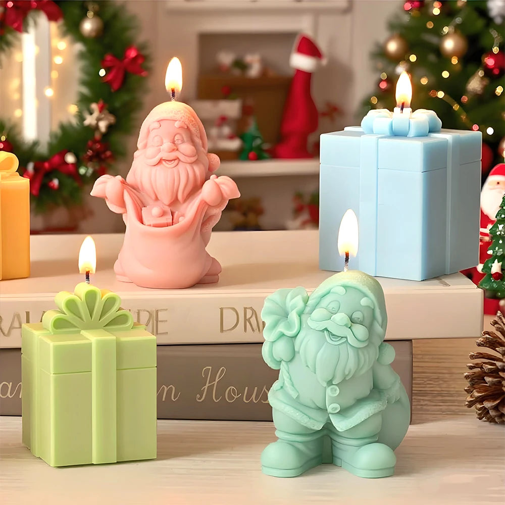 DIY 3D Santa Candle Mold