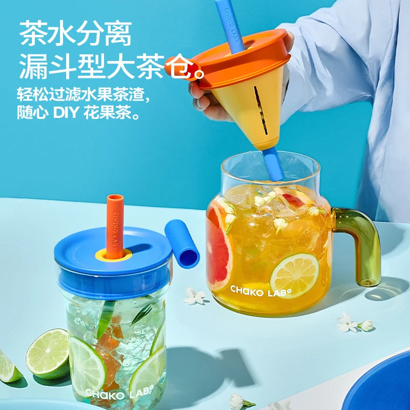 Chakolab Glass Straw Cup