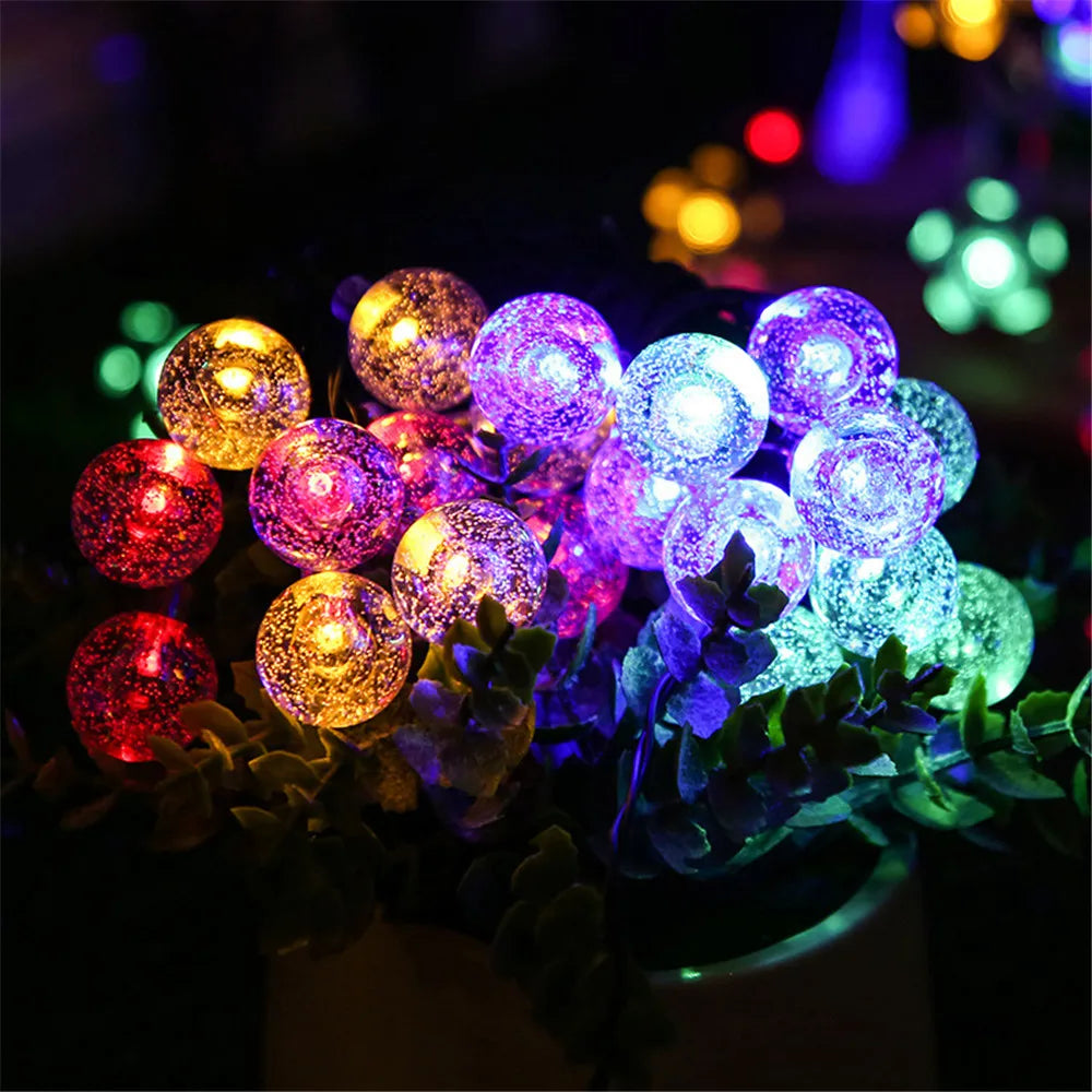 LED Solar Bubble Lights