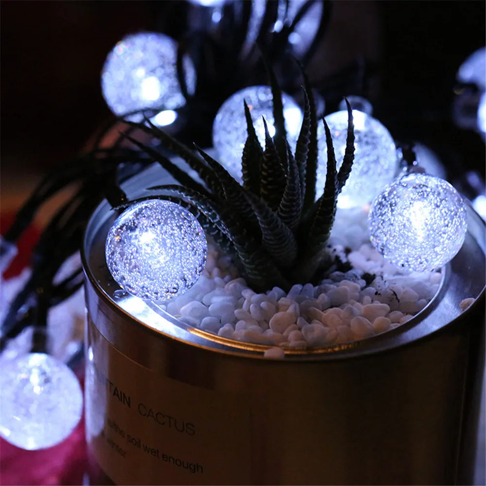 LED Solar Bubble Lights