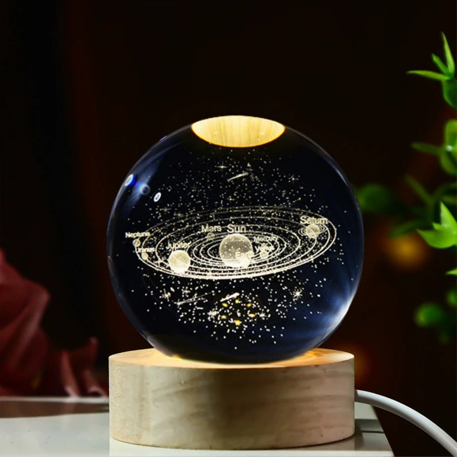 Galaxy Crystal Ball Lamp