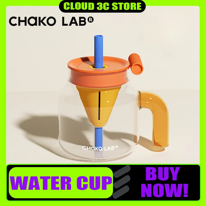 Chakolab Glass Straw Cup