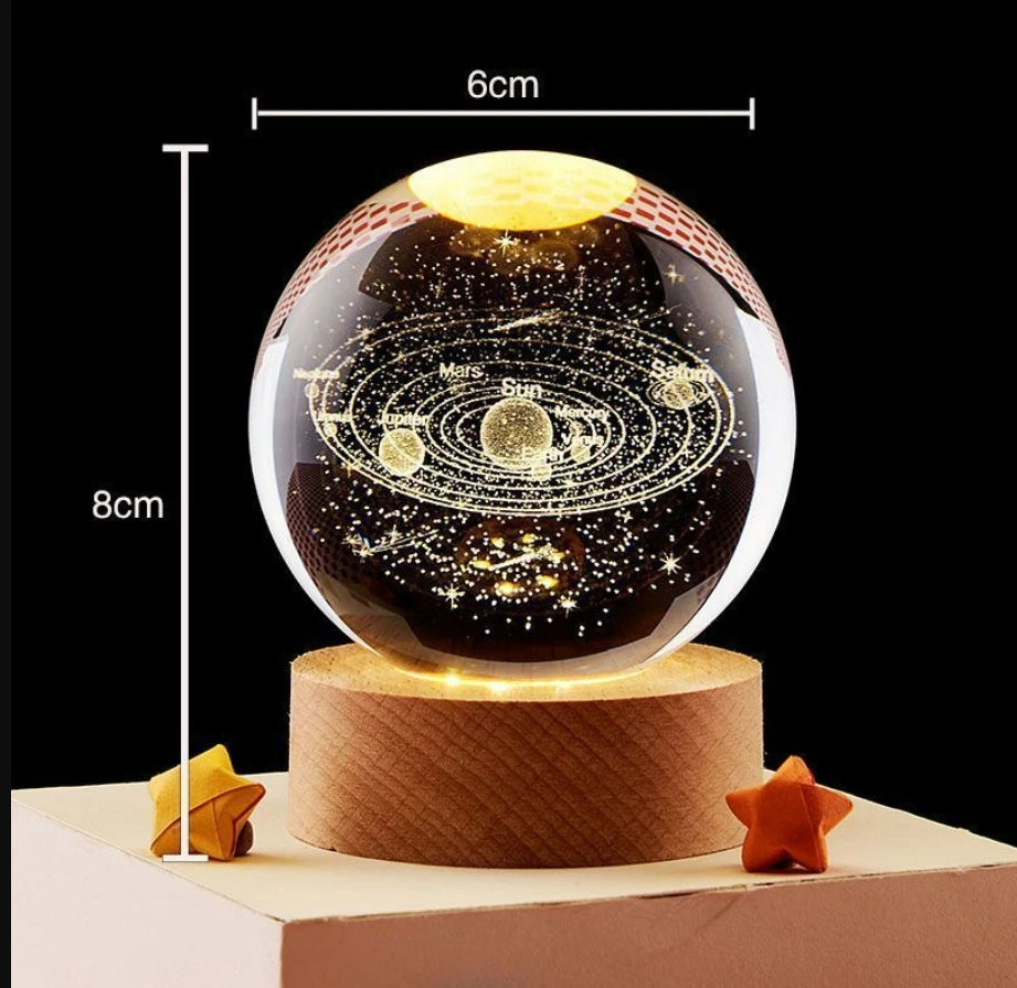Galaxy Crystal Ball Lamp