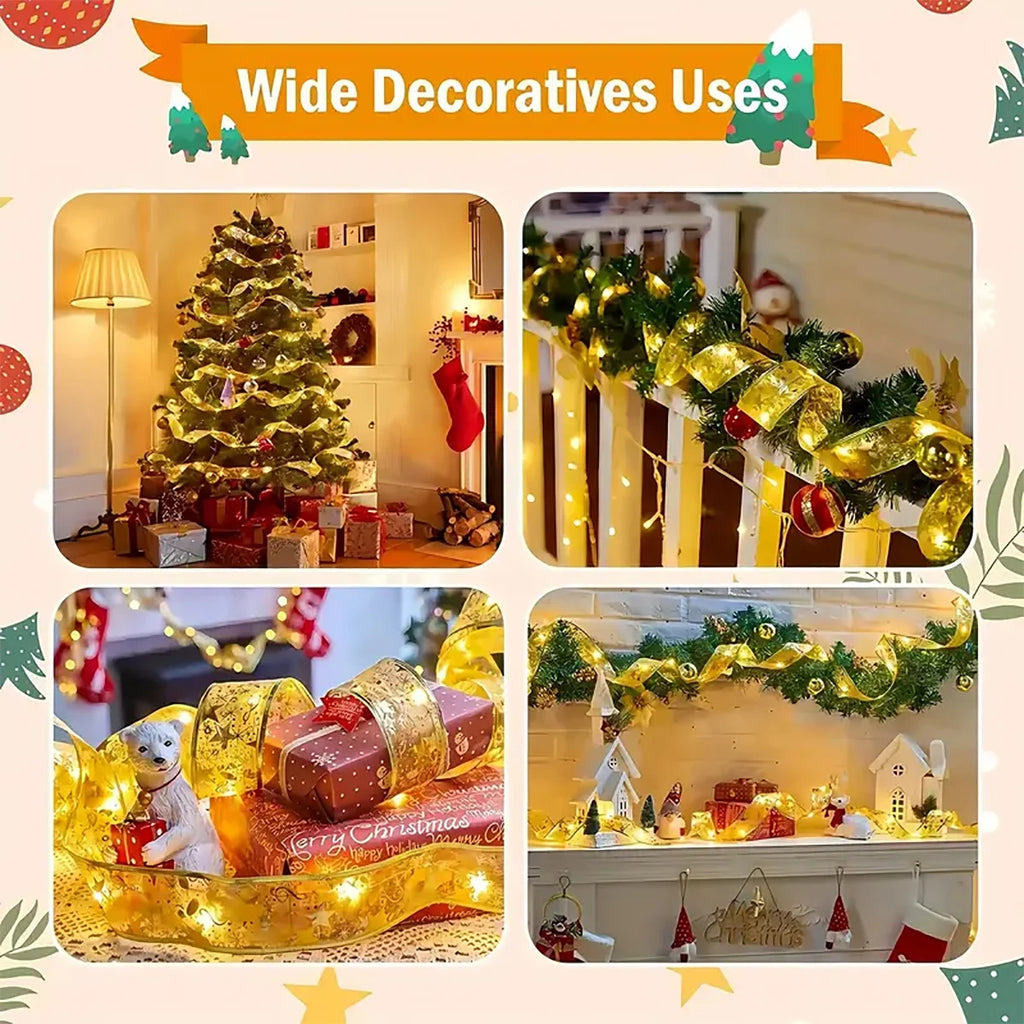 Christmas Ribbon Lights