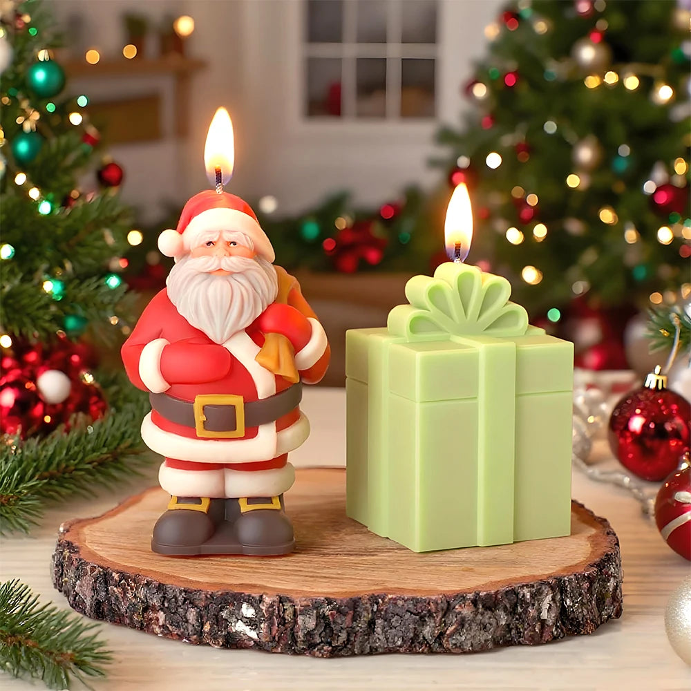 DIY 3D Santa Candle Mold