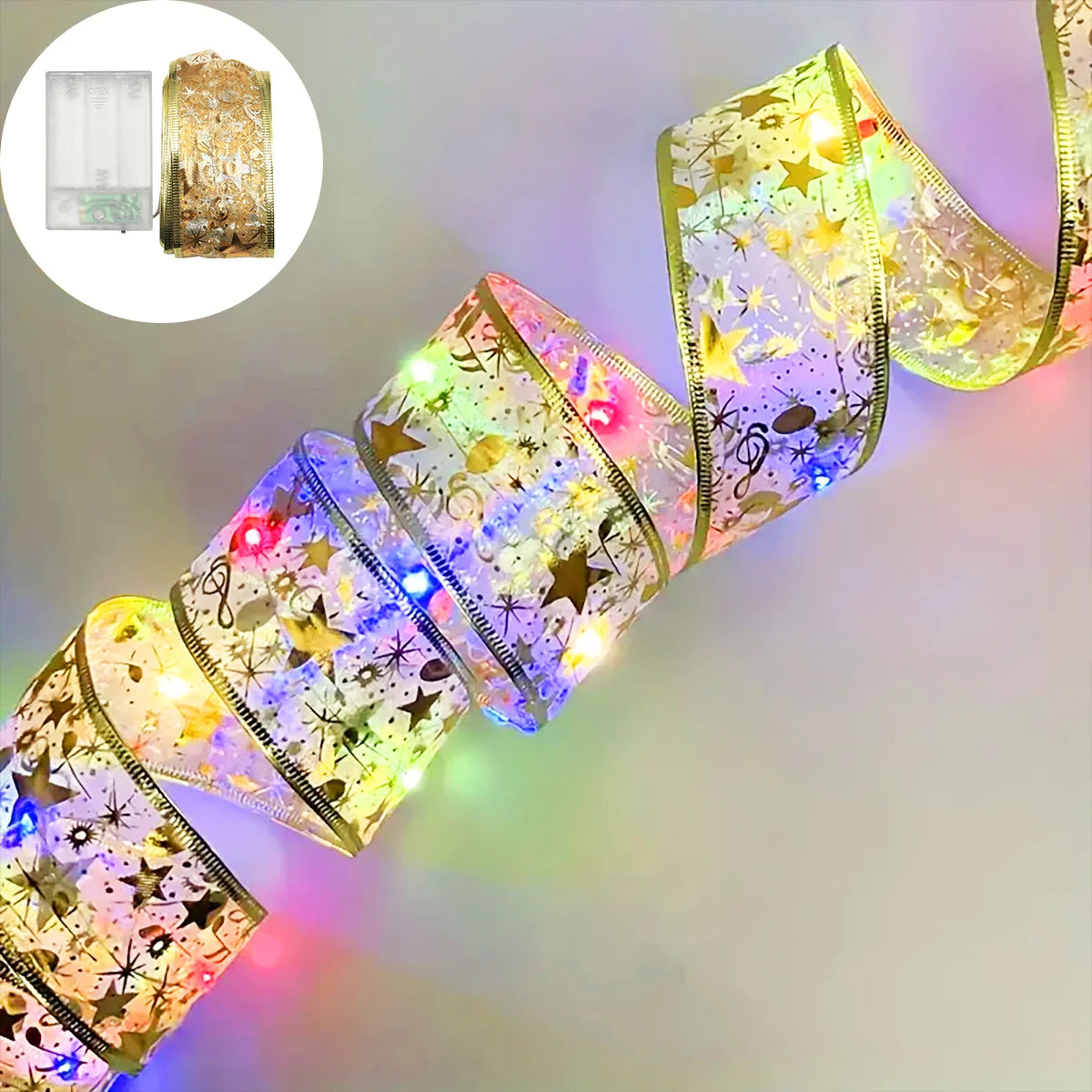 Christmas Ribbon Lights